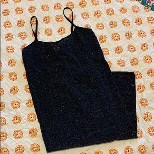 Sparkly spaghetti strapped dress